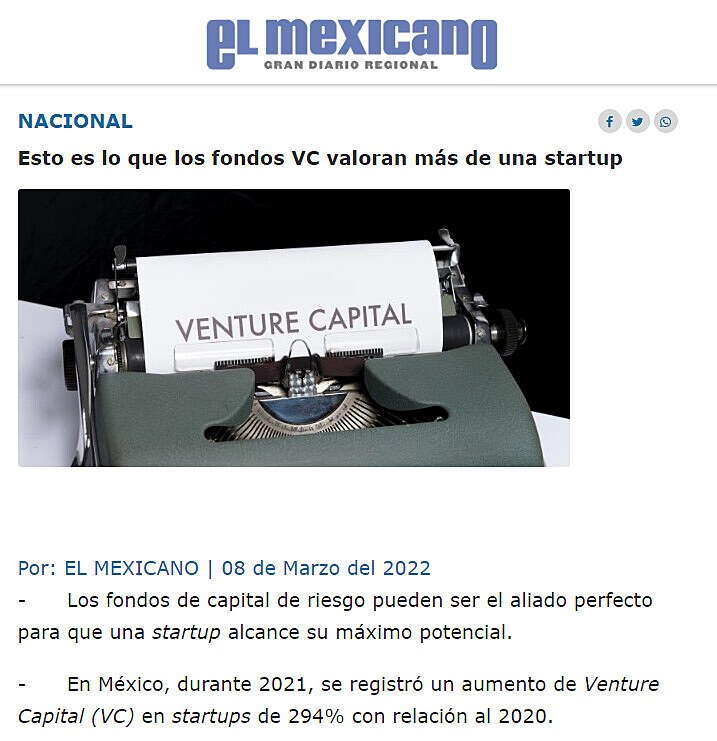 Esto es lo que los fondos VC valoran ms de una startup